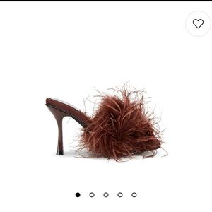 Feathered Jeffery Campbell Chauffeur Sandals